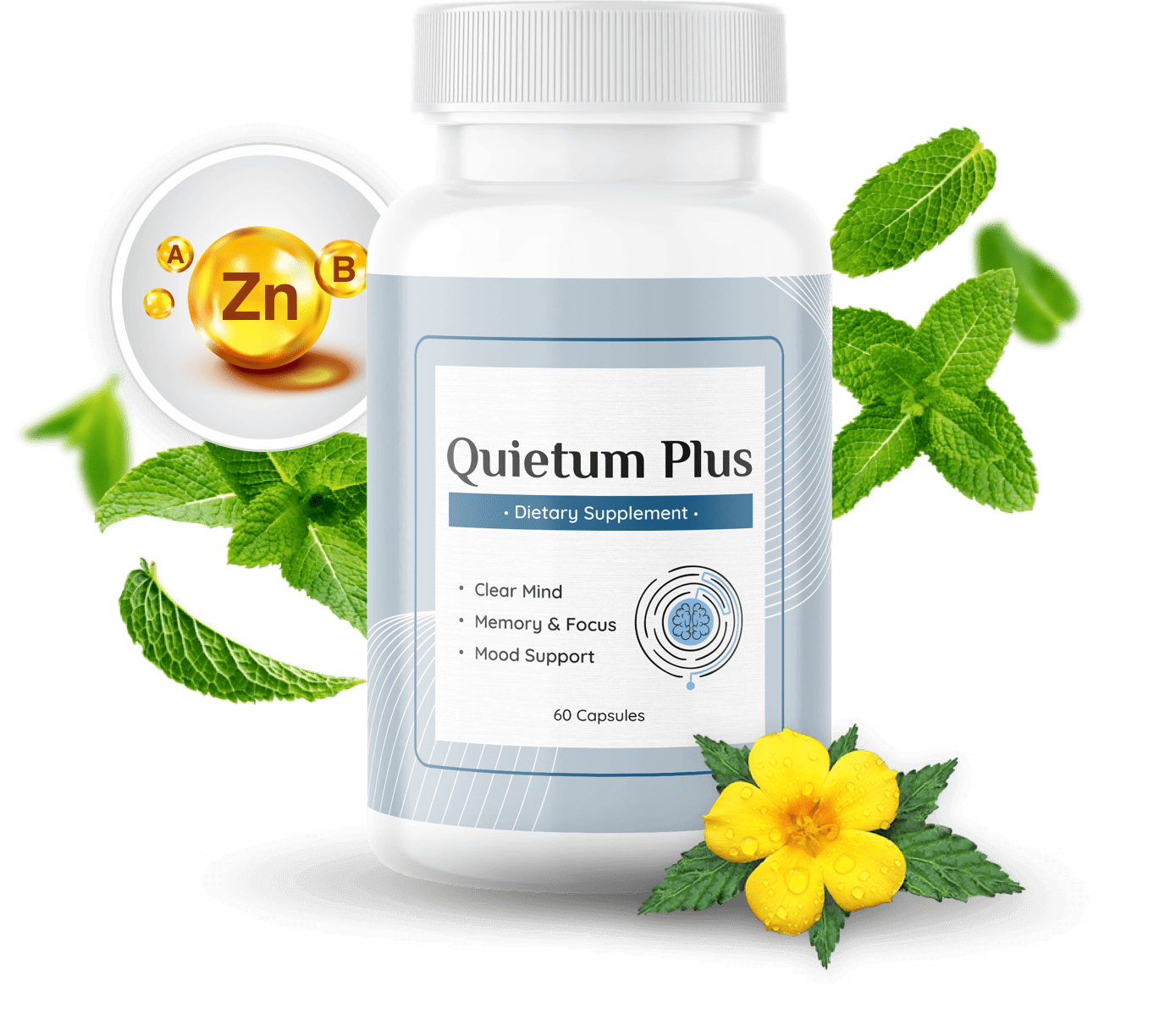 "Restore your hearing health and live with more peace of mind! Quietum Plus, the natural and effective formula to care for your ears."