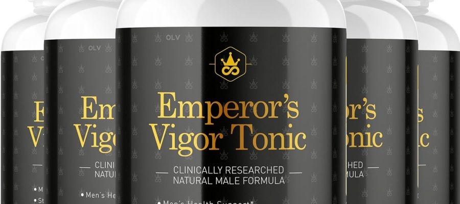 "Boost your virility with Emperor's Vigor Tonic, the natural solution that enhances libido and promotes energy and vitality."