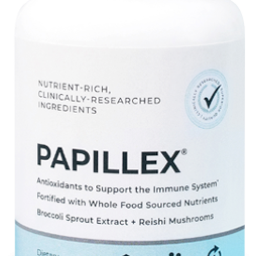 👉 Papillex supplement bottle – natural formula for immune support and HPV response.
